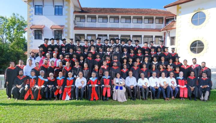 India Bible College and Seminary graduates of 2025 with IBC faculty.